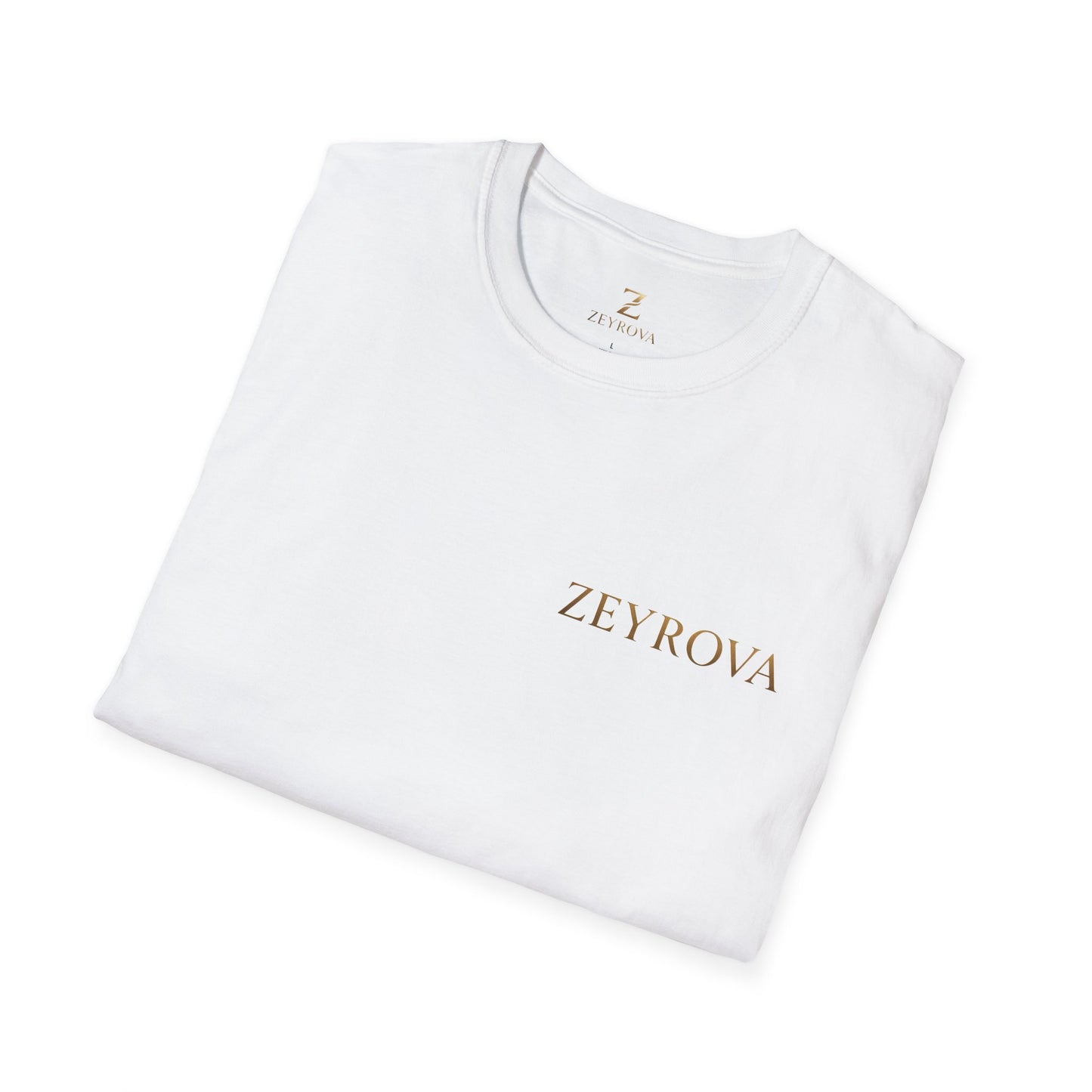 ZEYROVA Signature Tee – Minimal Edition SOFTSTYLE