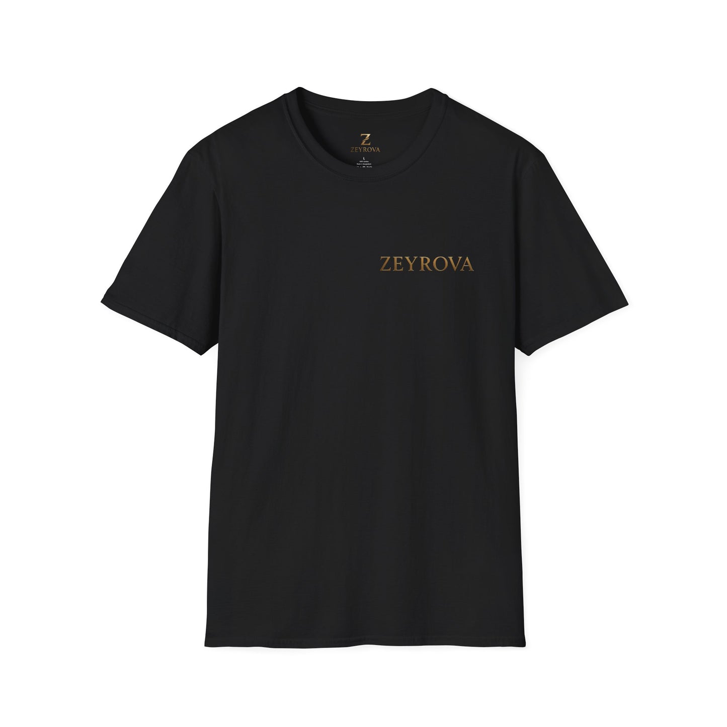 ZEYROVA Signature Tee – Minimal Edition SOFTSTYLE