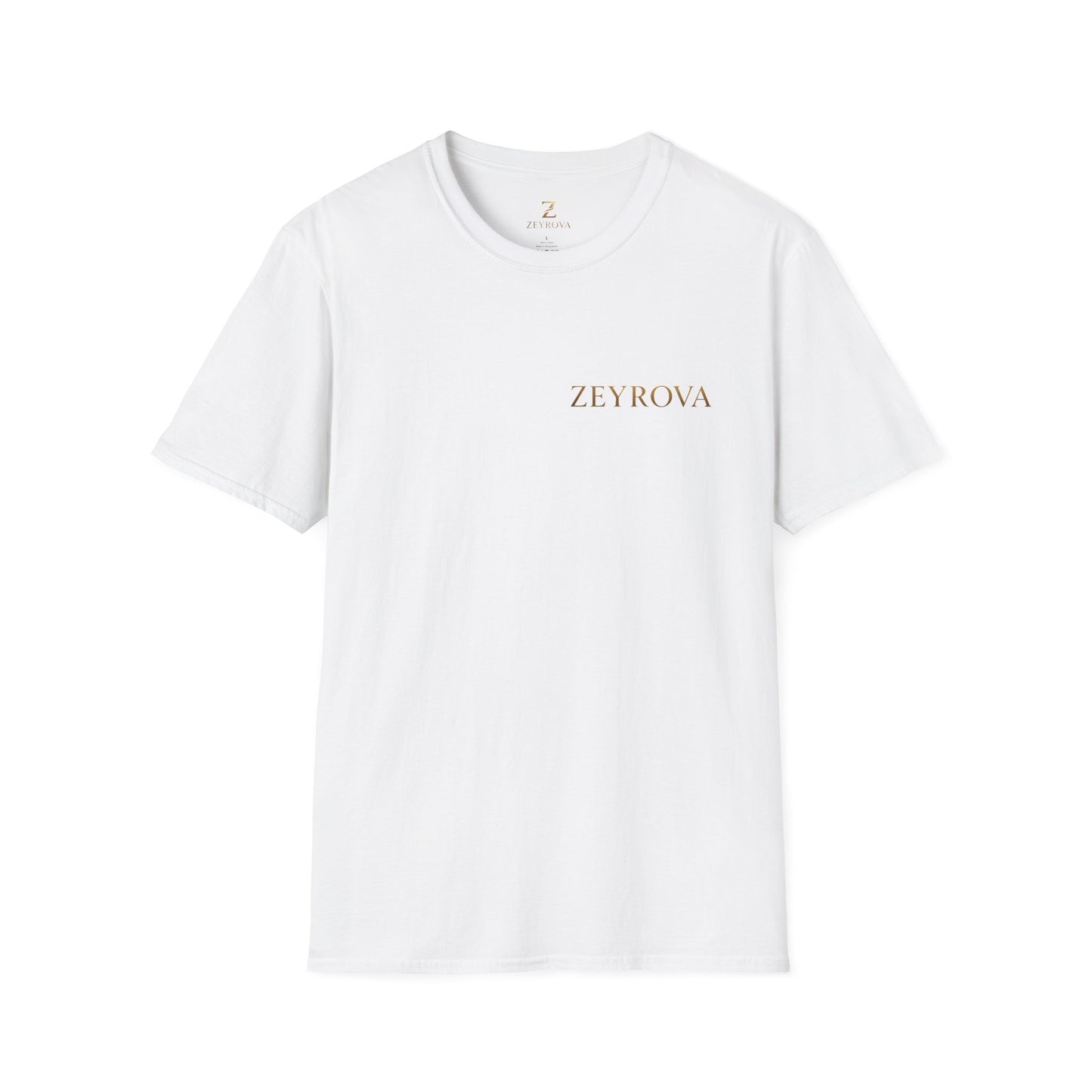 ZEYROVA Signature Tee – Minimal Edition SOFTSTYLE