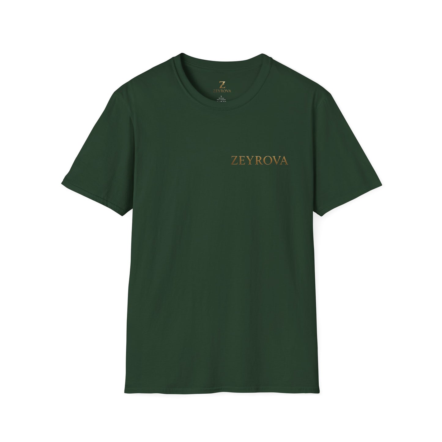 ZEYROVA Signature Tee – Minimal Edition SOFTSTYLE