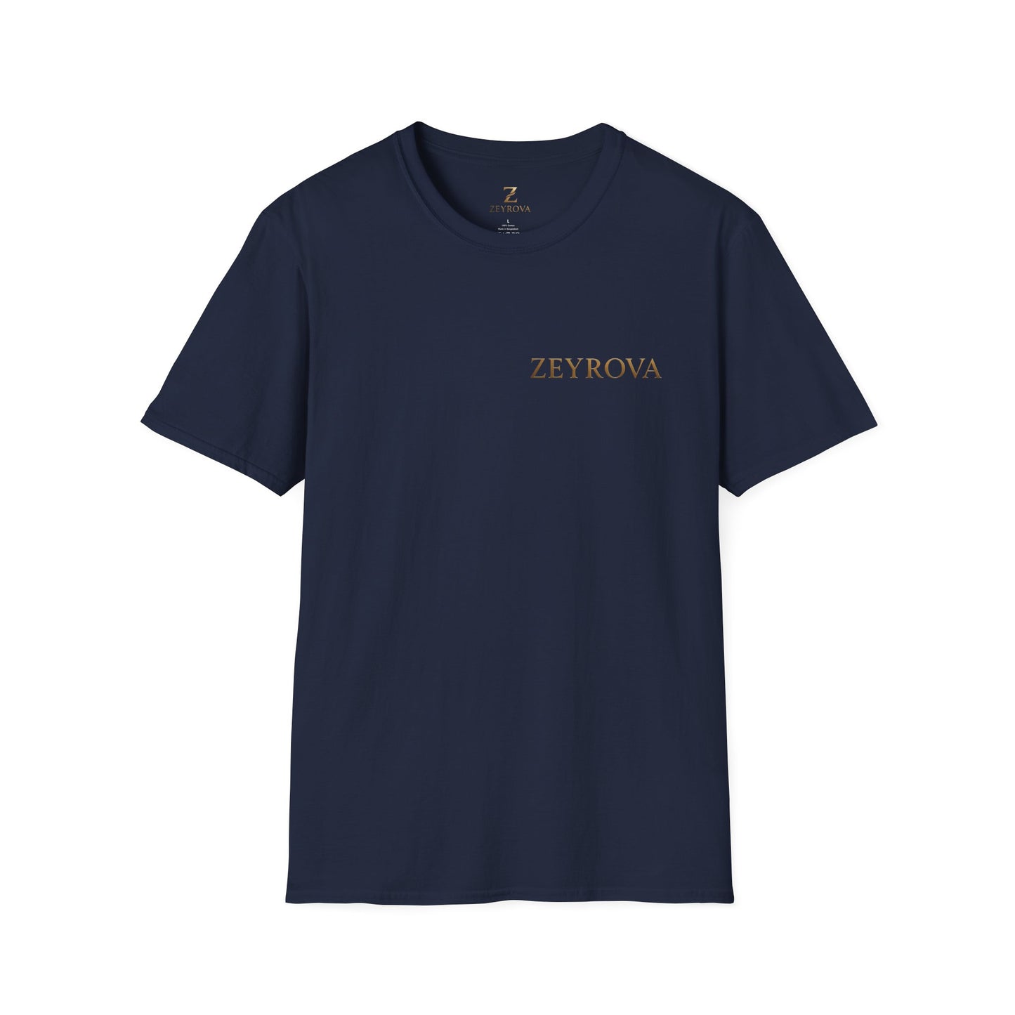 ZEYROVA Signature Tee – Minimal Edition SOFTSTYLE
