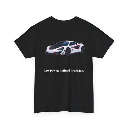 McLaren Inspired Unisex Heavy Cotton Tee - Raw Power & Refined Precision
