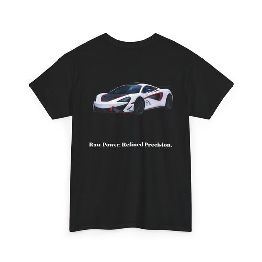 McLaren Inspired Unisex Heavy Cotton Tee - Raw Power & Refined Precision