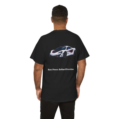 McLaren Inspired Unisex Heavy Cotton Tee - Raw Power & Refined Precision